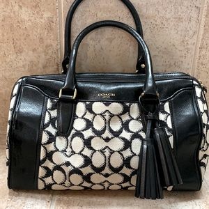Coach logo satchel